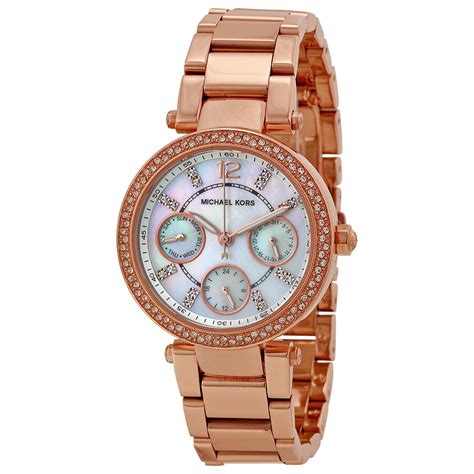 michael kors women's parker rose gold tone watch mk5616|Michael Kors Parker Multi.